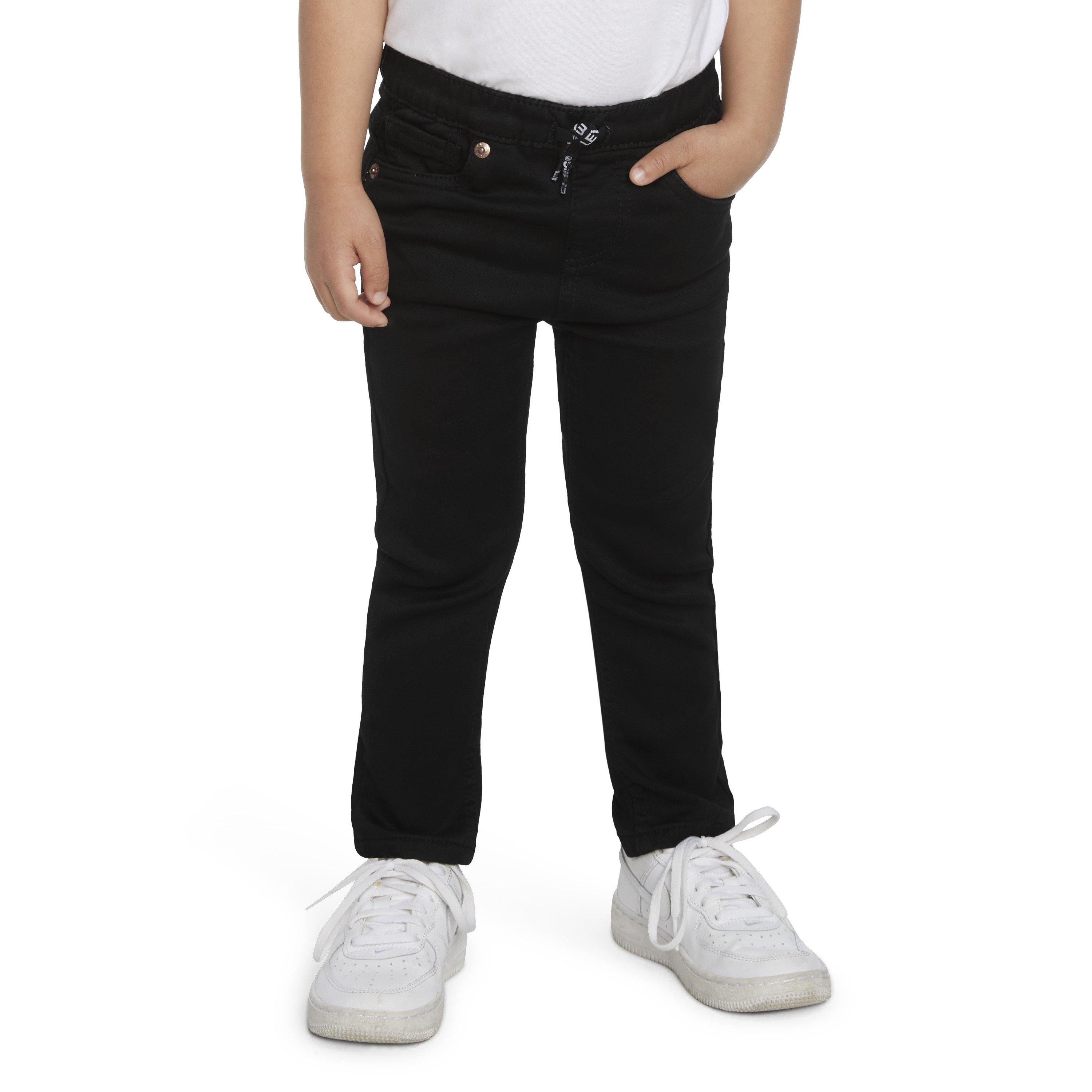 Levi's Toddler Boys' Skinny Fit Black Wash Pull On Jeans - BLACK